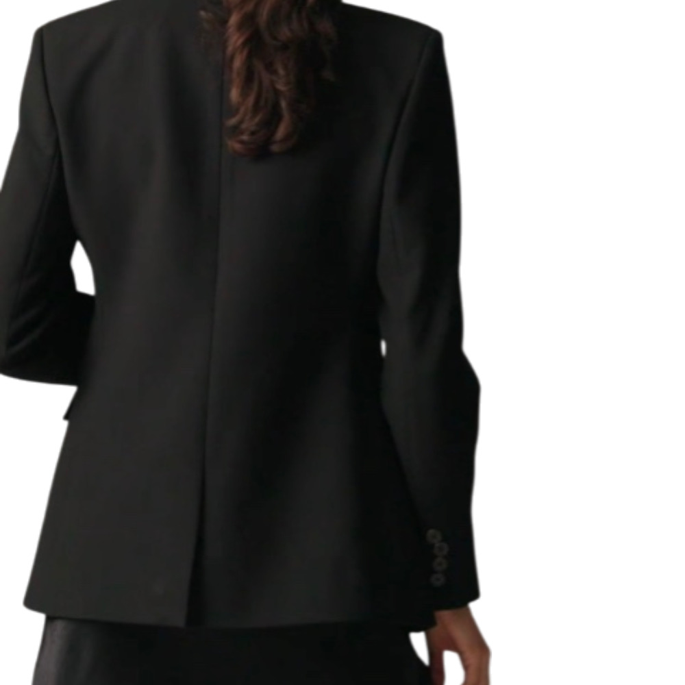 New! J.Crew Wm's Madelyn Blazer in FourSeason Stretch Size 4 Black MSRP $248 - Picture 2 of 8